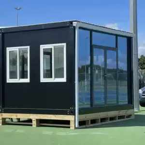 4x3m Flat Pack Cabin with Glass Wall